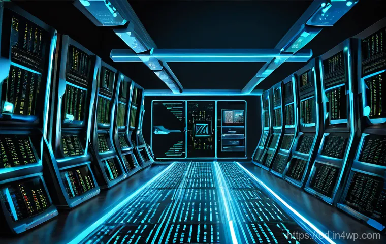 SIEM 시스템 운영 자동화를 위한 도구 - **Image Prompt 1: AI-Powered Security Operations Center**
    A futuristic, high-tech security opera...