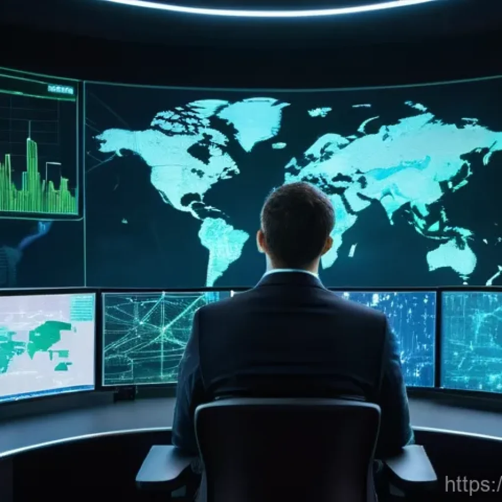 위험 분석을 위한 SIEM의 프레임워크 - A male cybersecurity analyst in his early 30s, wearing professional business attire, sits intently i...
